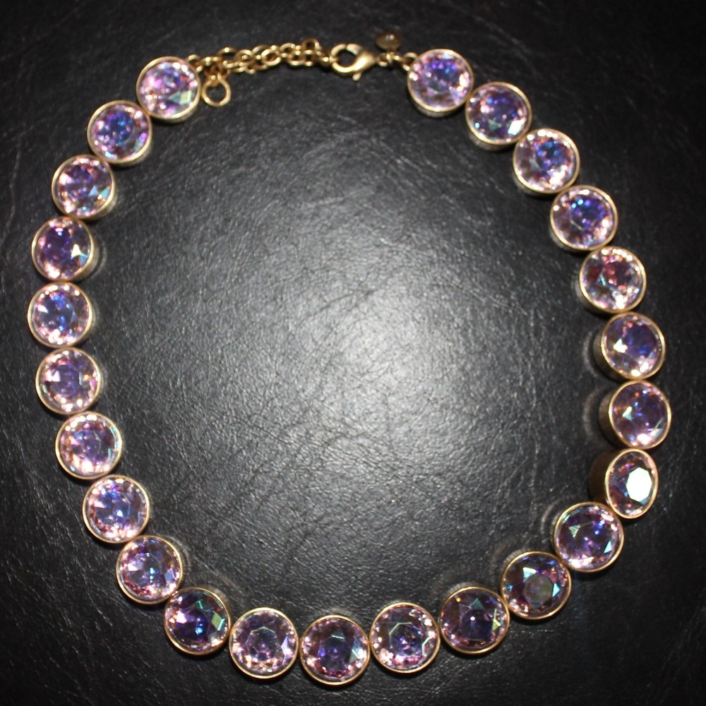 J crew holographic necklace